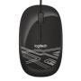 LOGITECH M105, Corded mouse,Black