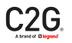 C2G Cbl/0.3m CAT6A Shielded PatchCable Black