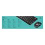 LOGITECH Toetsenbord en muis Draadloos AZERTY Zwart MK270 (920-004524)