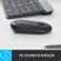 LOGITECH M350 Pebble Wireless Mouse - Graphite - Mus - Optisk - 3 knapper - Sort (910-005718)