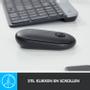 LOGITECH Pebble M350 Wireless Mouse - GRAPHITE - EMEA (910-005718)