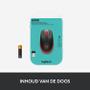 LOGITECH M190 Full-size wireless mouse RED EMEA (910-005908)