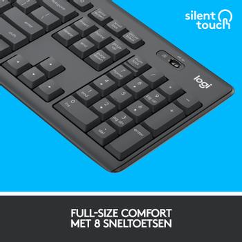 LOGITECH MK295 SILENT WRLS COMBO G - US GRAPHITE - US INTL - INTNL WRLS (920-009800)