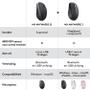 LOGITECH MX ANYWHERE 3 - GRAPHITE EMEA IN WRLS (910-005988)