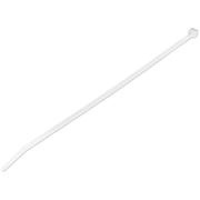 STARTECH 100 PACK 10 CABLE TIES -WHITE NYLON ZIP TIE WRAPS UL TAA ACCS