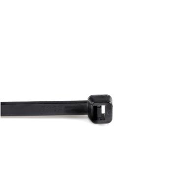 STARTECH 100 PACK 10 CABLE TIES -BLACK NYLON ZIP TIE WRAPS UL TAA ACCS (CBMZT10B)