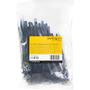 STARTECH 100 PACK OF RESEALABLE ZIP TIE 6 BLACK ACCS (CBMZTRB6BK)