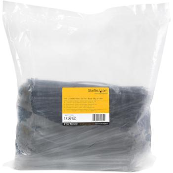 STARTECH 1000 PACK 10 CABLE TIES -BLACK NYLON ZIP TIE WRAPS UL TAA ACCS (CBMZT10BK)