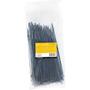 STARTECH 100 PACK 8 CABLE TIES -BLACK NYLON ZIP TIE WRAPS UL TAA ACCS (CBMZT8B)