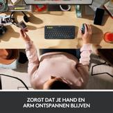 Logitech ERGO M575 trådløs styrekule - 2.4 GHz, Bluetooth 5.0 LE - grafitt (910-005872)