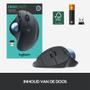 LOGITECH ERGO M575 trådløs mus graphite (910-005872)