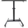 STARTECH MOBILE STANDING DESK - PORTABLE SIT STAND ERGONOMIC ROLLING CART RACK (STSCART2)