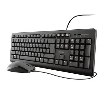 TRUST PRIMOKEYBOARD AND MOUSE SET QWERTZ wired PERP (23973)