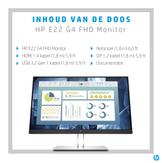 HP E22 G4 - E-Series - LED-skjerm - Full HD (1080p) - 22" (9VH72AT#ABB)