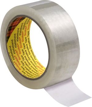 3M Scotch emballagetape PP-akryl 38mmx66m klar excl. ean-kode (7000095555*6)