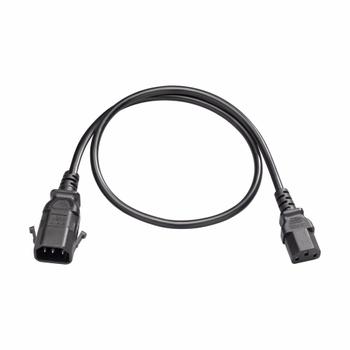 EATON Strömkabel - IEC 60320 C14 P-Lock till IEC 60320 C13 - 10 A - 80 cm (paket om 6) (CBLPL10S)