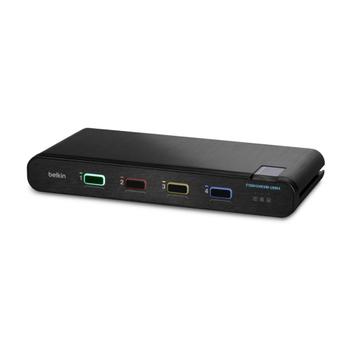 BELKIN 4-Port Single Head DP/HDMI (F1DN104KVM-UNN4)