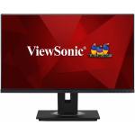 VIEWSONIC Ergonomic VG2455 - LED monitor - 24" (23.8" viewable) - 1920 x 1080 Full HD (1080p) - IPS - 250 cd/m² - 1000:1 - 5 ms - HDMI, VGA, DisplayPort - speakers (VG2455)
