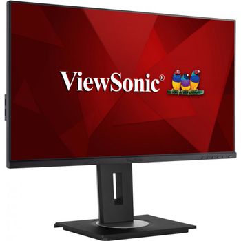 VIEWSONIC Ergonomic VG2455 - LED monitor - 24" (23.8" viewable) - 1920 x 1080 Full HD (1080p) - IPS - 250 cd/m² - 1000:1 - 5 ms - HDMI, VGA, DisplayPort - speakers (VG2455)