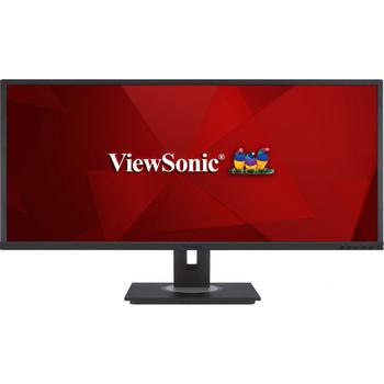 VIEWSONIC VG3448 - LED monitor - 34" (34.1" viewable) - 3440 x 1440 WQHD @ 100 Hz - VA - 300 cd/m² - 3000:1 - 5 ms - 2xHDMI, DisplayPort,  Mini DisplayPort - speakers (VG3448)