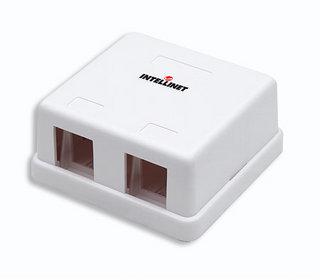 INTELLINET Outlet Box White (162852)