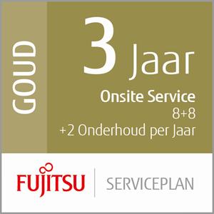 FUJITSU 3 Y. 8+8 SERVICE PLAN UPGR GOLD F/ FI-6400/ FI-6800/ FI-5950 SVCS (U3-GOLD-MVP)