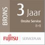 FUJITSU 3 Year Service Plan: Onsite Service - 8 Hour Response + 8 Hour Fix Low-Vol Production Scanners