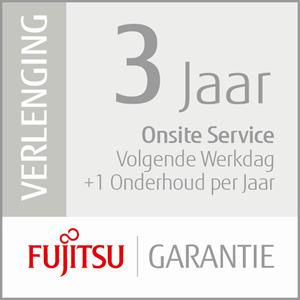 FUJITSU 3 Year Extended Warranty: Onsite Service Next Business Day +1 Preventative Maintenance per Year Mid-Vol Production Scanners (U3-EXTW-MVP)