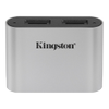 KINGSTON USB3.2 Gen1 Workflow Dual-Slot microSDHC/ SDXC UHS-II Card Reader