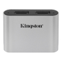 KINGSTON MICROSDHC/SDXC UHS-IICARDREADER USB3.2 GEN1 WORKFLOW DUAL-SLOT PERP