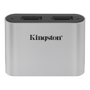 KINGSTON USB3.2 Gen1 Workflow Dual-Slot microSDHC/SDXC UHS-II Card Reader