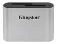 KINGSTON SDHC/SDXC UHS-II CARD READER USB3.2 GEN1 WORKFLOW DUAL-SLOT EXT