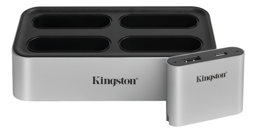 KINGSTON Workflow Station - Docking station - USB-C 3.2 Gen 2 - with USB miniHub (WFS-U)