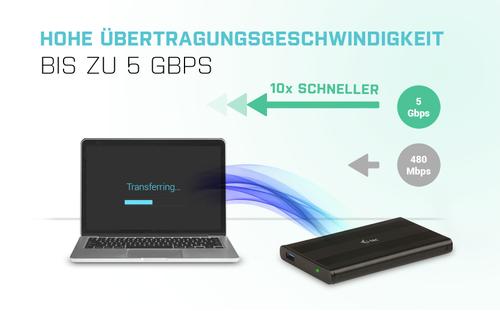 I-TEC USB 3.0 CASE HDD SSD ALU  (MYSAFEU312)