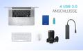 I-TEC USB 3.1 Type C SLIM HUB 4 Port passive - Black (C31HUB404)