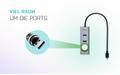 I-TEC USB-C METAL 4-PORT HUB I-TEC USB-C METAL 4-PORT HUB PERP (C31HUBMETAL403)