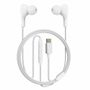 4smarts In-ear headset Active headset, with digital-analog converter White, USB-C conn., 1.2 m