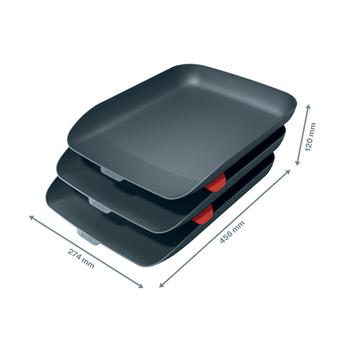 LEITZ Brevkurvsett 3 stk. Leitz Cosy Grå (3) (53582089)