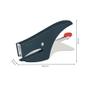 LEITZ Plier Cosy clamp10 15sheets grey (56450089)