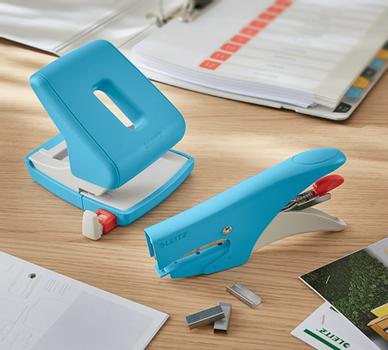 LEITZ Plier Cosy clamp10 15sheets blue (56450061)