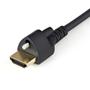 STARTECH StarTech.com 2m (6ft) HDMI Cable with Locking Screw, 4K 60Hz HDR 10, High Speed HDMI 2.0 Monitor Cable with Locking Screw Connector for Secure Connection,  HDMI Cable with Ethernet, M/M - Adjustable M3 (HDMM2MLS)