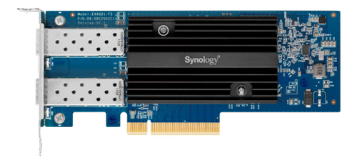 SYNOLOGY y E25G21-F2 - Network adapter - PCIe 3.0 x8 low profile - 25 Gigabit SFP28 x 2 - for Disk Station DS1621, DS1821, FlashStation FS3600, RackStation RS1221, RS3621, RS4021 (E25G21-F2)