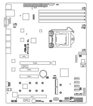 ASUS SERVER P11C-E/4L S1151v2 C246/ VGA/ 4xGBL/ ATX (90SB06P0-M0UBN0)
