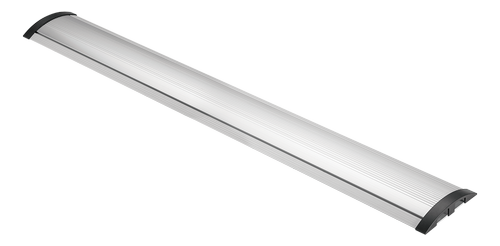 DELTACO OFFICE Cable strip in aluminum, 1104 x 139 mm, silver (DELO-0206)