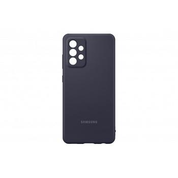 SAMSUNG EF-PA525 - Baksidesskydd för mobiltelefon - silikon - svart - för Galaxy A52, A52 5G (EF-PA525TBEGWW)