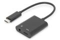 DIGITUS USB Type-C Splitter Cable Type-C - 3.5mm+