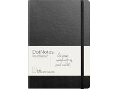 BURDE Notatbok BURDE DotNotes A5 udatert sort