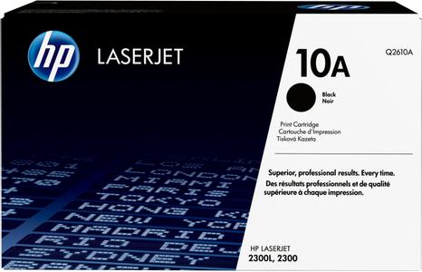 HP 10A original LaserJet-tonerkassett,  svart (Q2610A)