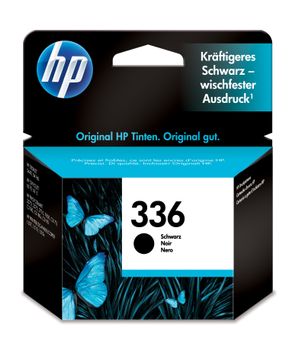 HP 336 original ink cartridge black standard capacity 5ml 210 pages 1-pack (C9362EE#UUS)