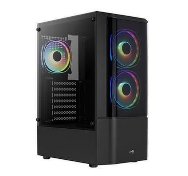 AEROCOOL Quantum v3 TG Tempered Glass schwarz (ACCM-PV30133.11)